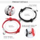 Gift For Valentine's Day 2PCS Couple Magnetic Bracelet Set Mutual Attraction Rope Braided Bracelets Adjustable Charm Couple Set For Women Men